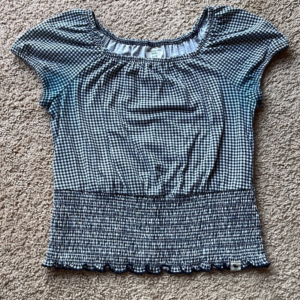 Abercrombie Kids Blue Plaid Shirt